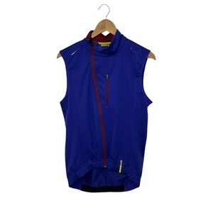 Mavic Ksyrium Pro Vest Mens Purple Zip Pockets Webbing Cycling Biking